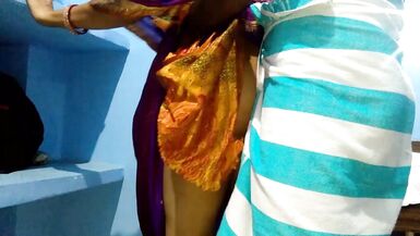 Moms Best Friend Suck My Dick Hotel Doggy Style Fucking In Saree - 5 image
