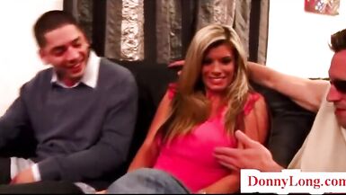 Donny Long permenantly opens tight pussy of big titty cheating wife milf wi