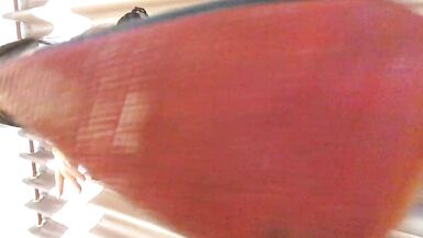 靖儿黑高跟黑色连裤袜足交 - 3 image