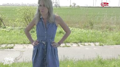 MyDirtyHobby - Gorgeous MILF outdoor fuck with a stranger