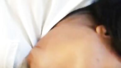 Fucked her Good the Busted a Nut on her Cute Ebony Face! - 2 image