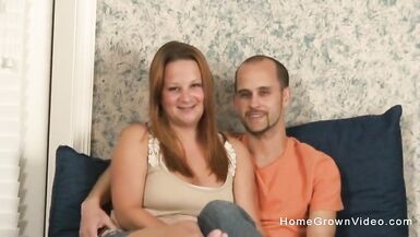 Real amateur couple make their first homemade video - 1 image