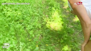 MyDirtyHobby - German blonde MILF outdoor creampie - 13 image