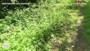 MyDirtyHobby - German blonde MILF outdoor creampie - 8 image