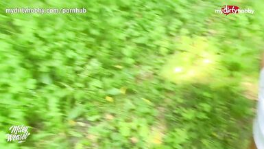 MyDirtyHobby - German blonde MILF outdoor creampie - 9 image