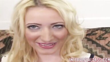 Chastity gets her pussy ravished by a BBC