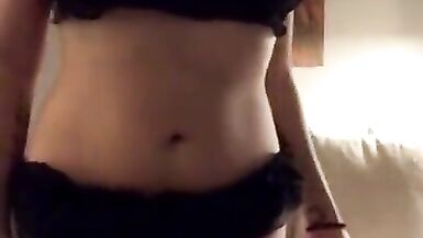 Horny Latina Talks Dirty and Masturbates just for you - 1 image