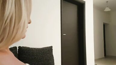 Stepmom and Son after Shower Relax on TV by Lolyamateur - 1 image