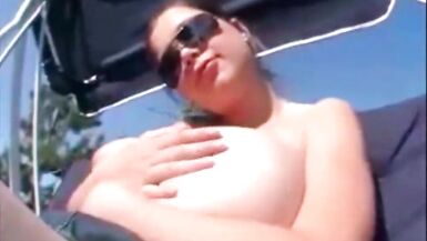 Beautiful Czech MILF Solo & Big Natural Tits get Sucked by Womens - 7 image