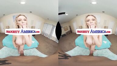 Naughty America VR - Pool Party turns into hot foursome on Memorial Day - 1 image