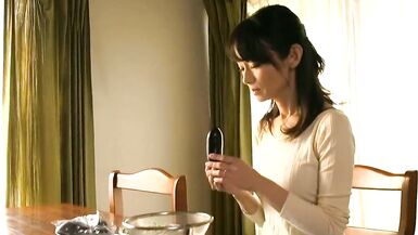 Housewife like eggplant as toy - 1 image