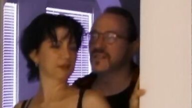 Vintage vixen Coral Sands riding cock before making it cum - 2 image