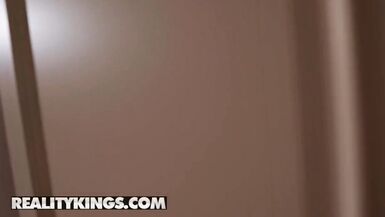 Reality Kings - Ginger Lauren Phillips gets some sneaky bathroom sex - 1 image