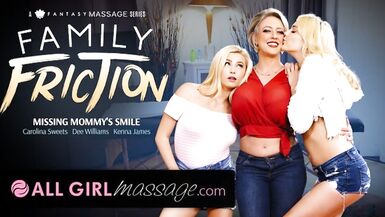 Lesbian Step-Daughters Massage MILF-Mommy- AllGirlMassage - 1 image