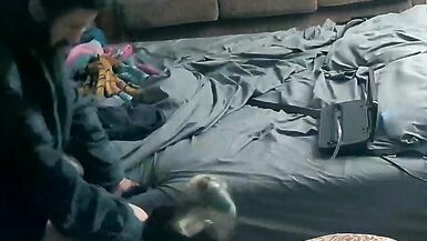 Suprise Give Cum back with a Kiss and Facesitting/smotherfed Creampie - 2 image
