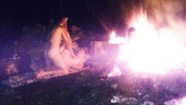 Screwing my brothers wife by the camp fire - 11 image