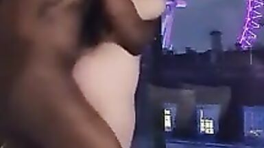 Bitch with big tits getting fucked by big black dick - 5 image