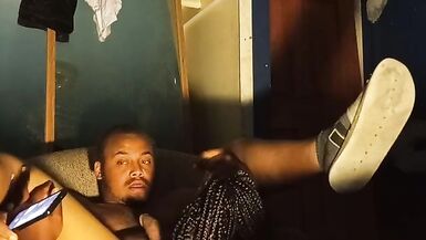 Ebony bbw cougar suck and lick inexperienced dick n ass ride it too cum see must watch good pussy - 12 image