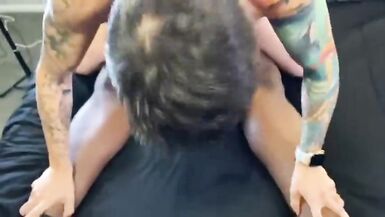 Riding big black hard cumms on my ass - 9 image
