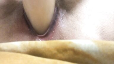 While no one is at home slut fucked herself in the ass - 2 image