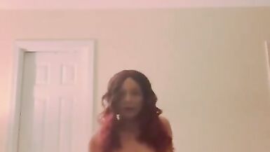 Amateur milf stepmom takes adult toy dildo from behind solo anal play - 15 image
