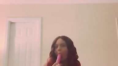 Amateur milf stepmom takes adult toy dildo from behind solo anal play - 6 image
