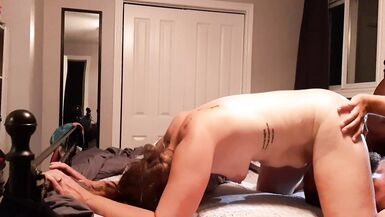 Wife begs to be bred by BBC hubby cleans up the mess - 12 image