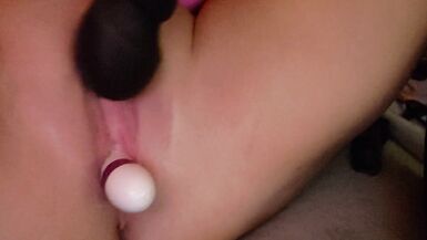 Sexy milf plays with her pretty pink pussy - 13 image