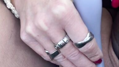 Masturbating while waiting for my colleague in the car - 9 image