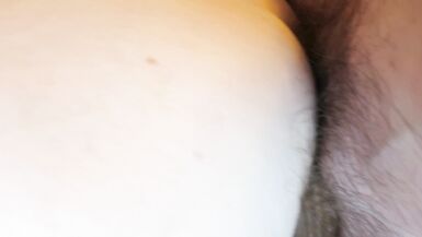 CLOSE UP WET PENETRATION -TIGHT PUSSY w/ BIG LABIA -Cummybush unloads pussy juice on hard lucky cock - 13 image