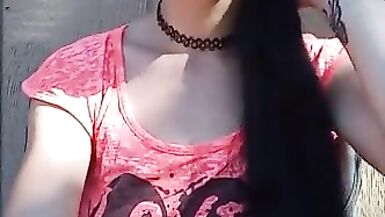 Ciggy in yard public sfw smoking milf - 15 image