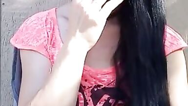 Ciggy in yard public sfw smoking milf - 5 image
