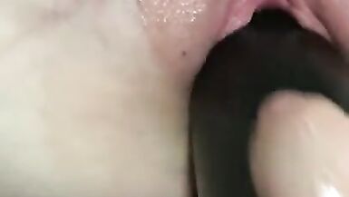 Milf fucked with eggplant! - 8 image