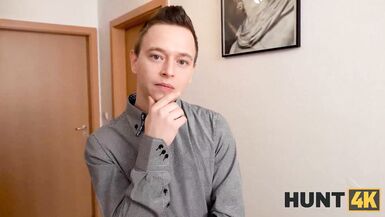 HUNT4K Hunter in Santa Claus outfit for cash fucks buddys girlfriend - 2 image
