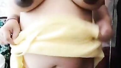 Pregnant wife showing her body - 14 image