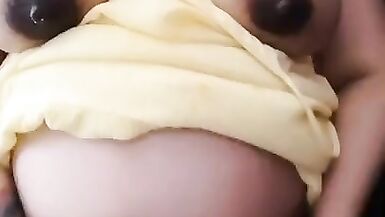 Pregnant wife showing her body - 9 image