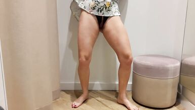 She Shows her Beautiful Body in the Dressing Room - 10 image