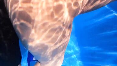 Sexy Joy takes a Creampie in the Pool - 10 image