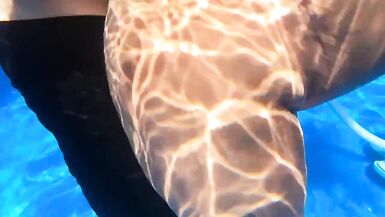 Sexy Joy takes a Creampie in the Pool - 12 image