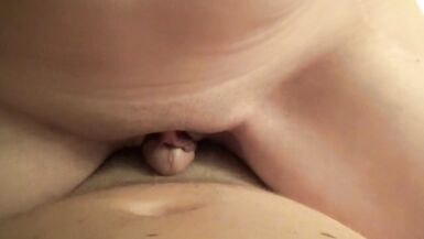 Wet Pussyjob close up with precum - 8 image