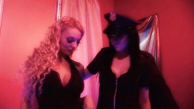 Naughty policewoman with stripper get wild and fuck in club - 3 image