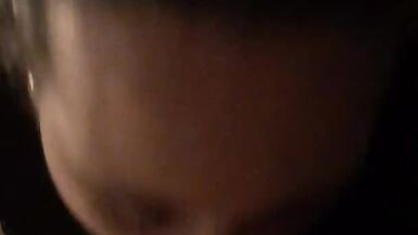 Chocking and him moaning blowjob - 4 image