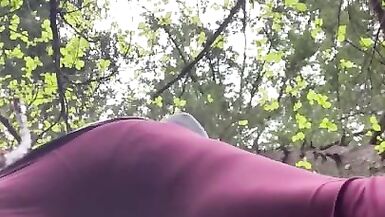 Fucking TastiLipps HARD in the Forest (We almost fall  - 10 image