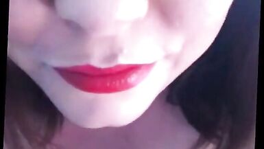 Hes Lips Mad! - JOI Kissing Lipstick Dirty Talk - Tina Snua - 7 image