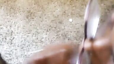 Step mom cleans dicc off before girlfriend gets out shower - 14 image