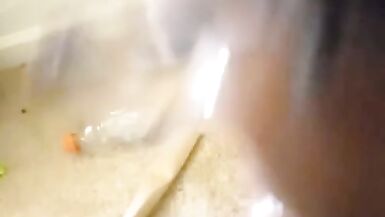 Step mom cleans dicc off before girlfriend gets out shower - 9 image
