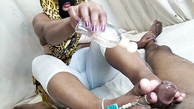 Vishadini Foot Spa Free Blowjob and Cum Slowed - 7 image