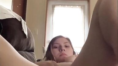 Busty MILF plays with juicy pussy on the couch - 11 image