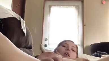 Busty MILF plays with juicy pussy on the couch - 12 image