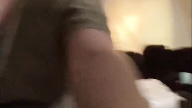 Busty MILF plays with juicy pussy on the couch - 9 image